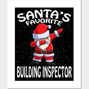 Santas Favorite Building Inspector Christmas Posters and Art